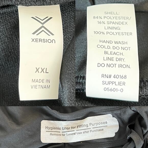 Xersion Womens Swim Shorts XXL Aqua Sea Vibrant Vacation Lined New - Picture 8 of 10